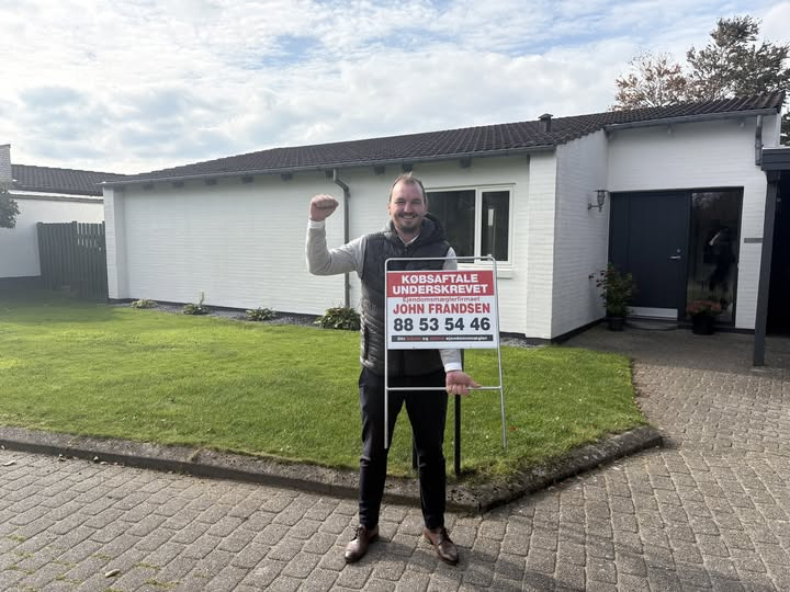 John Frandsen Herning annoncerer underskrevet købsaftale på Ribeåvej 27A