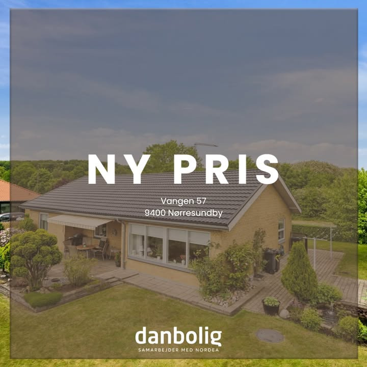 Danbolig Nørresundby præsenterer villa med ny pris tæt på naturen og byen