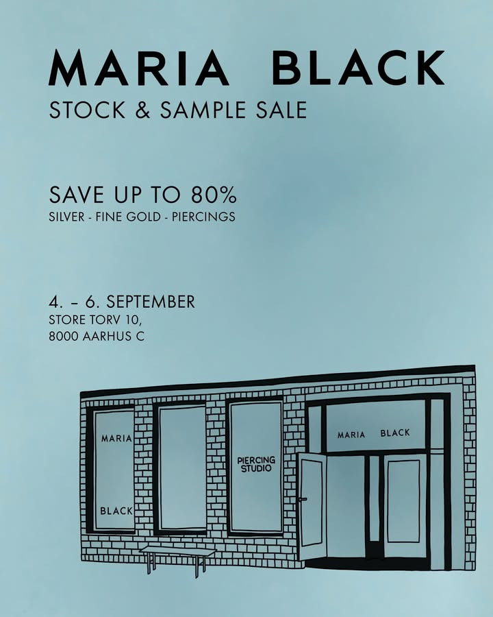 Lagersalg.com tilbyder store besparelser på unikke Maria Black smykker i Aarhus