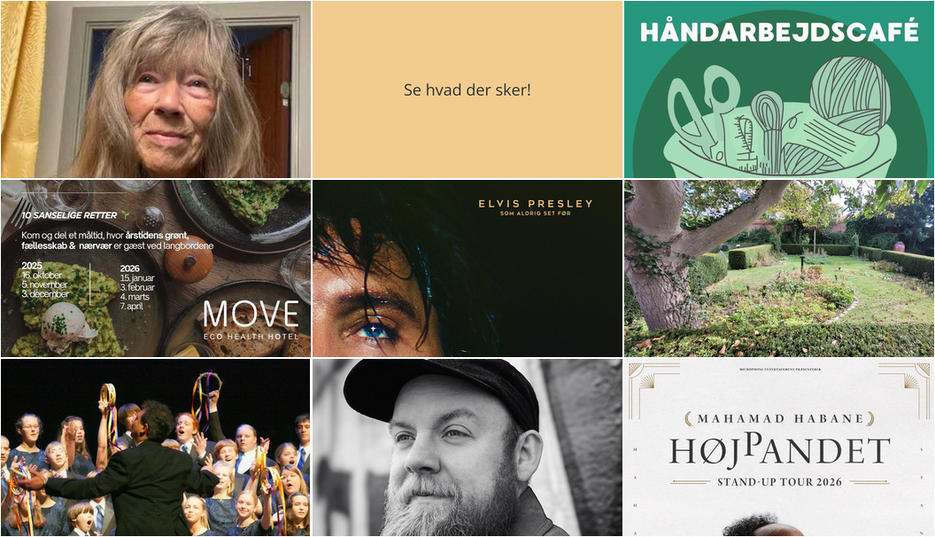 Kalundborg byder på en spændende uge med foredrag, film, musik og komik