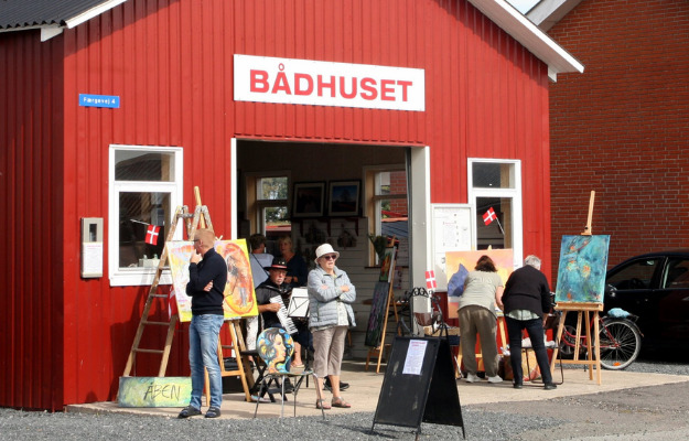 Succesfuld udstilling i Bådhuset på Hals Havn