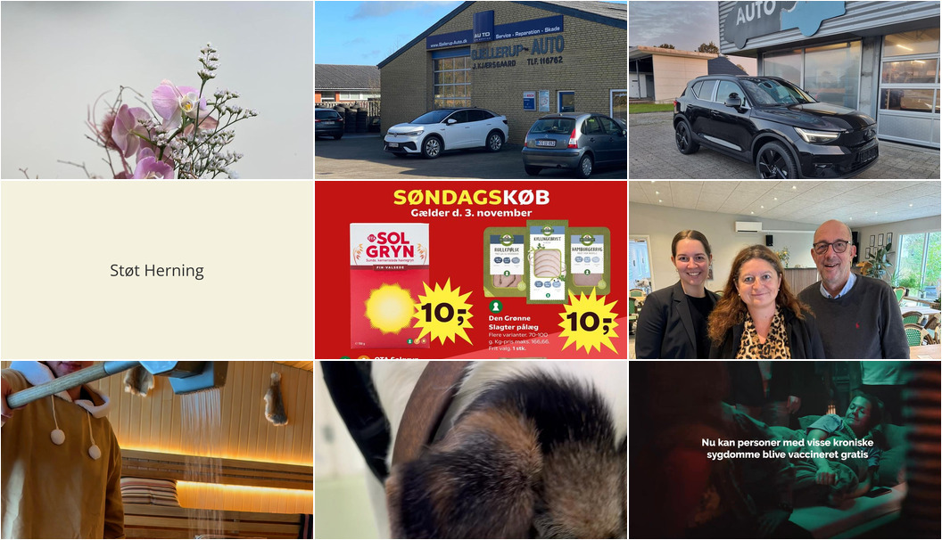 Nyt fra HENNING JØRGENSEN CYKLER APS, Gjellerup Auto, Herning Svømmehal og 6 andre