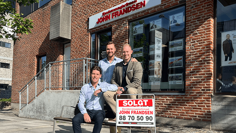 Ejendomsmæglerfirmaet John Frandsen Ikast: “Processen var både hurtig og effektiv”