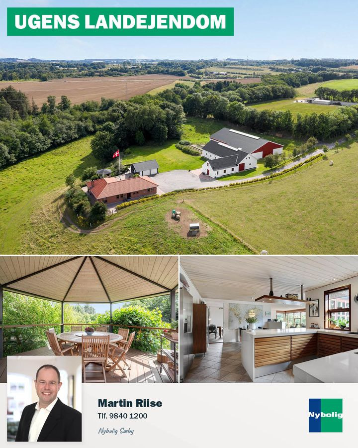 Nybolig Sæby A/S præsenterer ugens landejendom på Eskærvej i Mejling