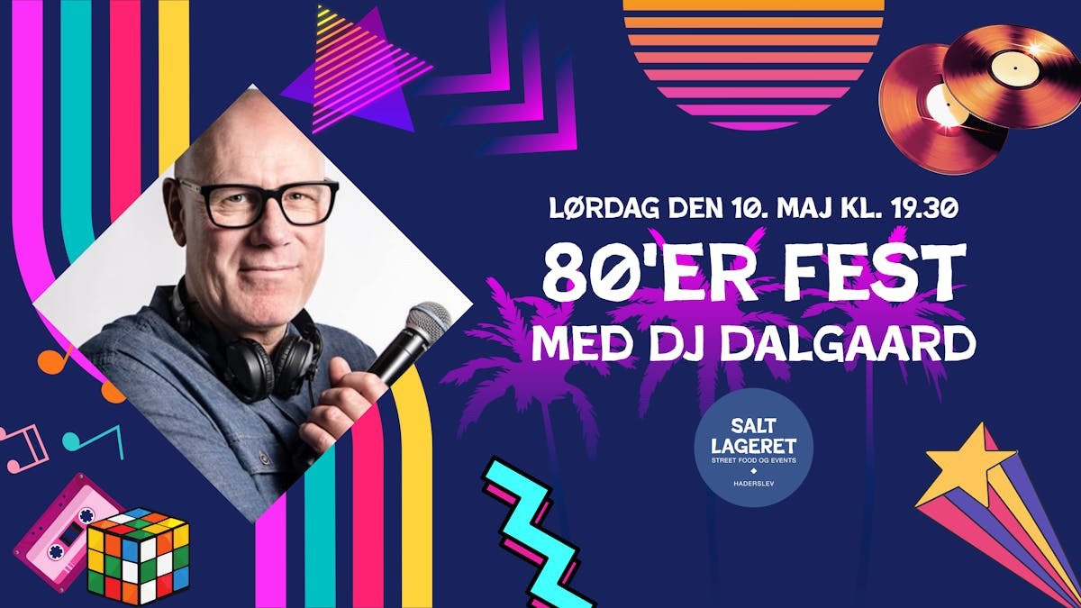 80'er fest i Saltlageret: En aften med neon, discorytmer og cocktails