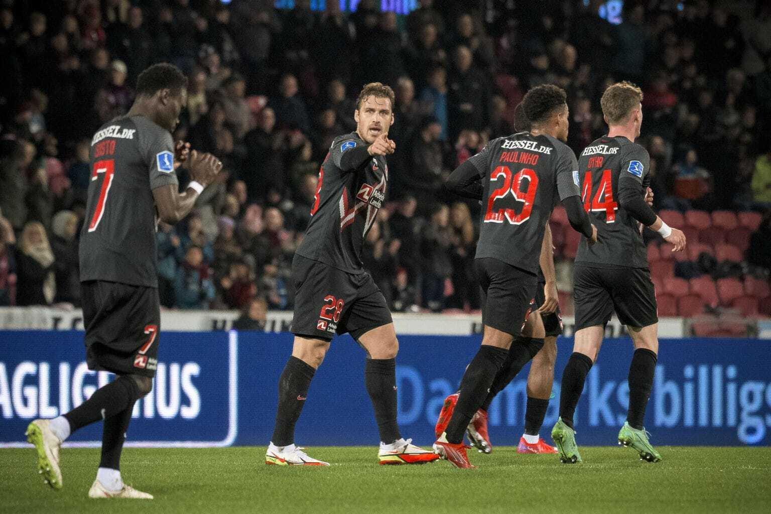 Truppen til pokalkampen mod AAB