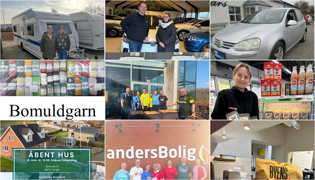 Nyt fra Min Købmand Øster Bjerregrav , RandersBolig, Madxpressen ApS og 19 andre