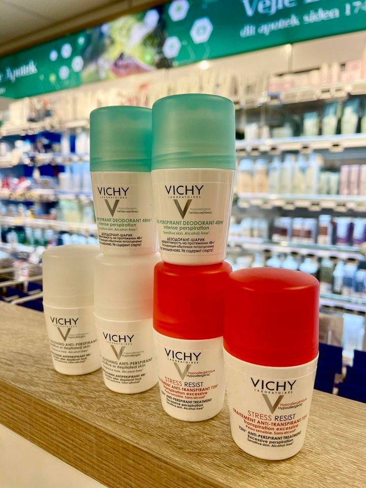 Super godt tilbud på Vejle Løve Apotek: Spar op til 30% på Vichy Deo Roll-on