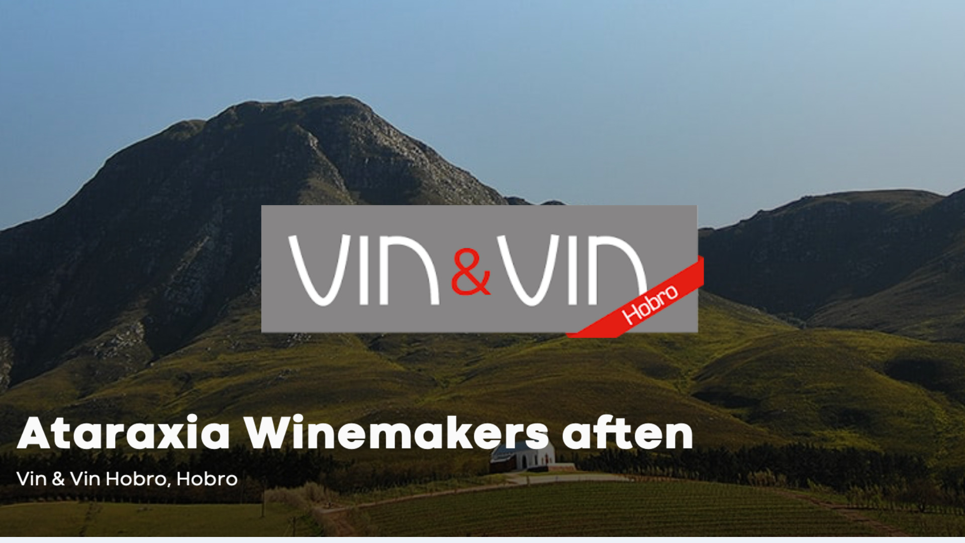 Smag på verdensklassevine hos Vin & Vin Hobro