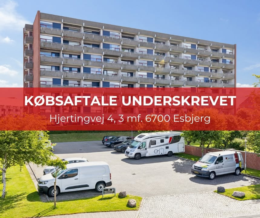 RealMæglerne Esbjerg afslutter ugen med købsaftale på Hjertingvej 4