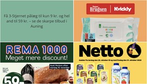 Få 3-Stjernet pålæg til kun 9 kr. og hel and til 59 kr. – se de skarpe tilbud i Auning