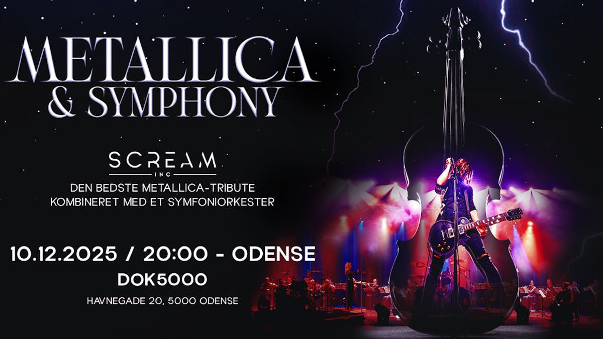 Oplev Metallicas musikalske magi med Scream Inc. i Odense