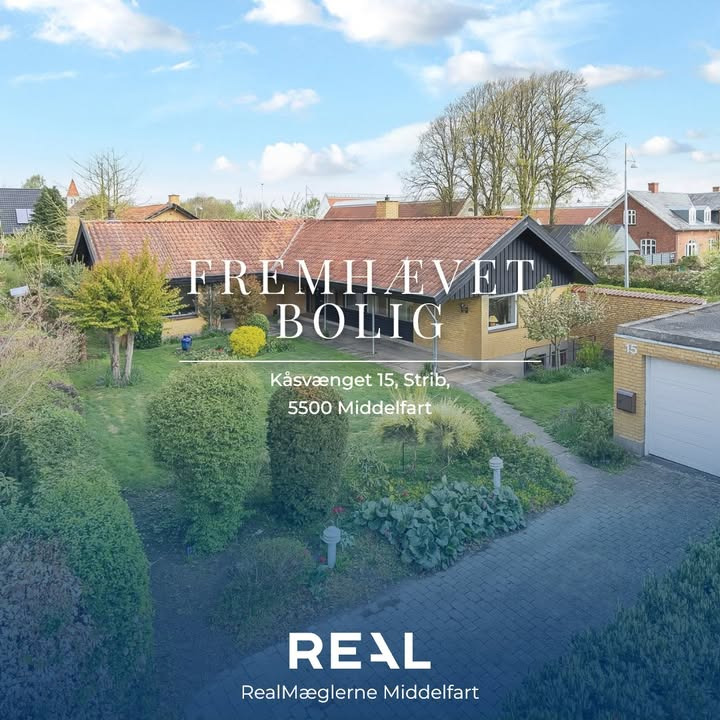 RealMæglerne Middelfart præsenterer villa i Strib til 2.495.000 kr.
