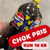 SuperBrugsen Dronninglund tilbyder Pepsi Max Lemon til specialpris