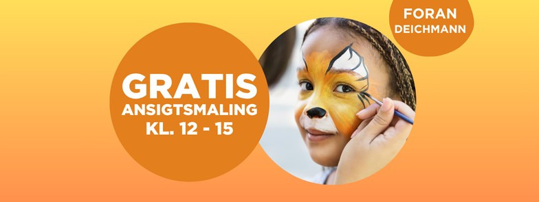 Gratis ansigtsmaling i BROEN Shopping Esbjerg