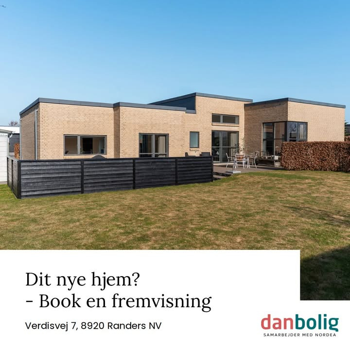 Danbolig Randers fremhæver villa med wow-faktor og unikke detaljer på Verdisvej