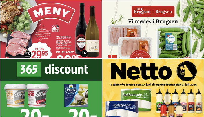 Fuoco vin til kun 35 kr. og Steff Houlberg pølser for 20 kr. - se de lokale dagligvaretilbud
