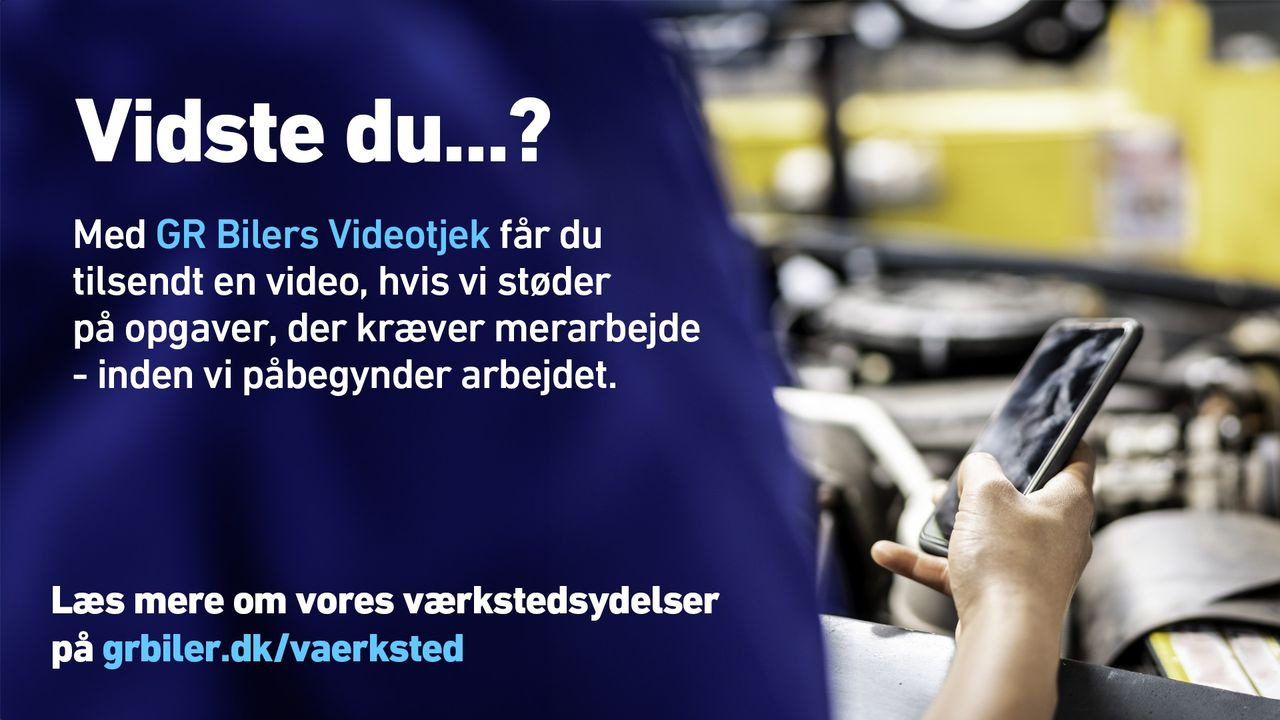 G.R. BILER, SKIVE A/S: Alle merarbejder godkendes af kunderne med mulighed for video forslag