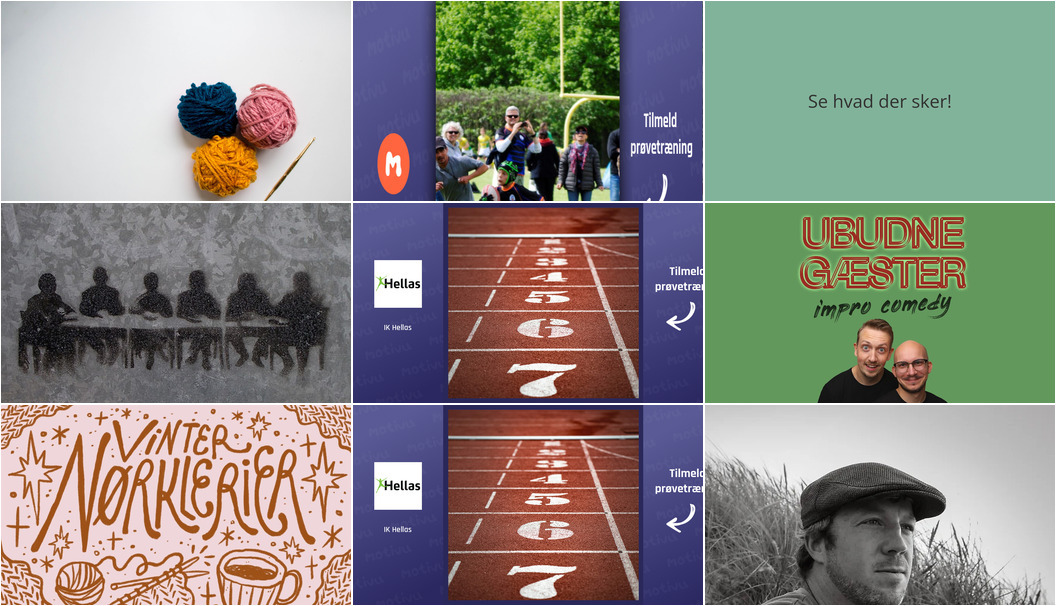 Oplev strikkeklub, rugby, seniorkor og meget mere i Roskilde den kommende uge