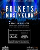 Folkets Hus lancerer efterårets musikklub 2025 med fire koncerter