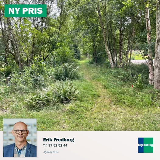 Nybolig Skive I/S annoncerer ny pris på fantastisk fritidsgrund i Astrup Vig