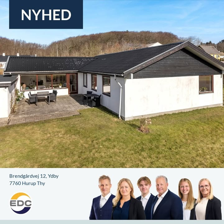 EDC Hurup Thy præsenterer indbydende 70’er villa med udsigt i Ydby