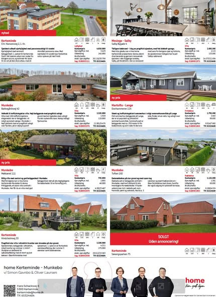 Home Kerteminde-Munkebo inviterer til at udforske ugens bolignyheder i deres nye avis