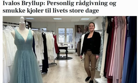 Ivalos Bryllup udvider med butik i Slagelse centrum