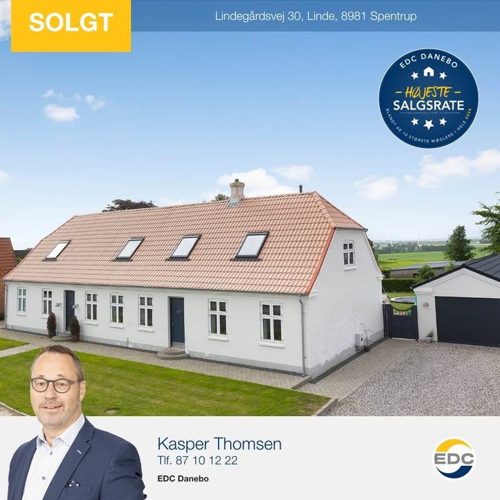 EDC DANEBO sælger historisk villa i Linde