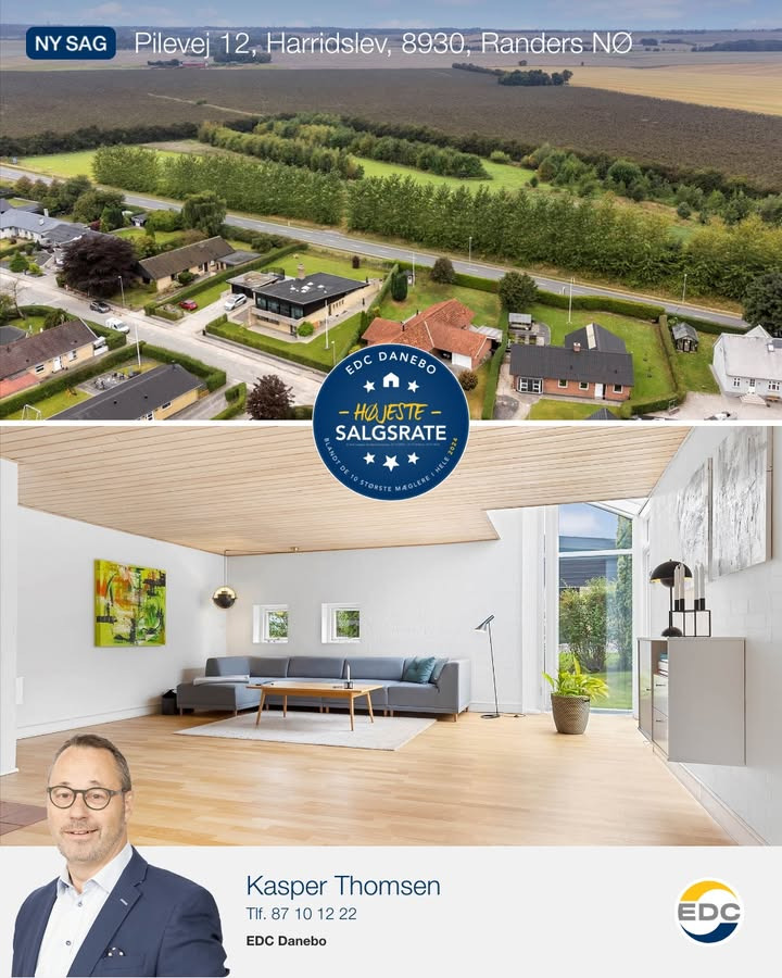 Velkommen til jeres nye hjem i Harridslev siger EDC DANEBO
