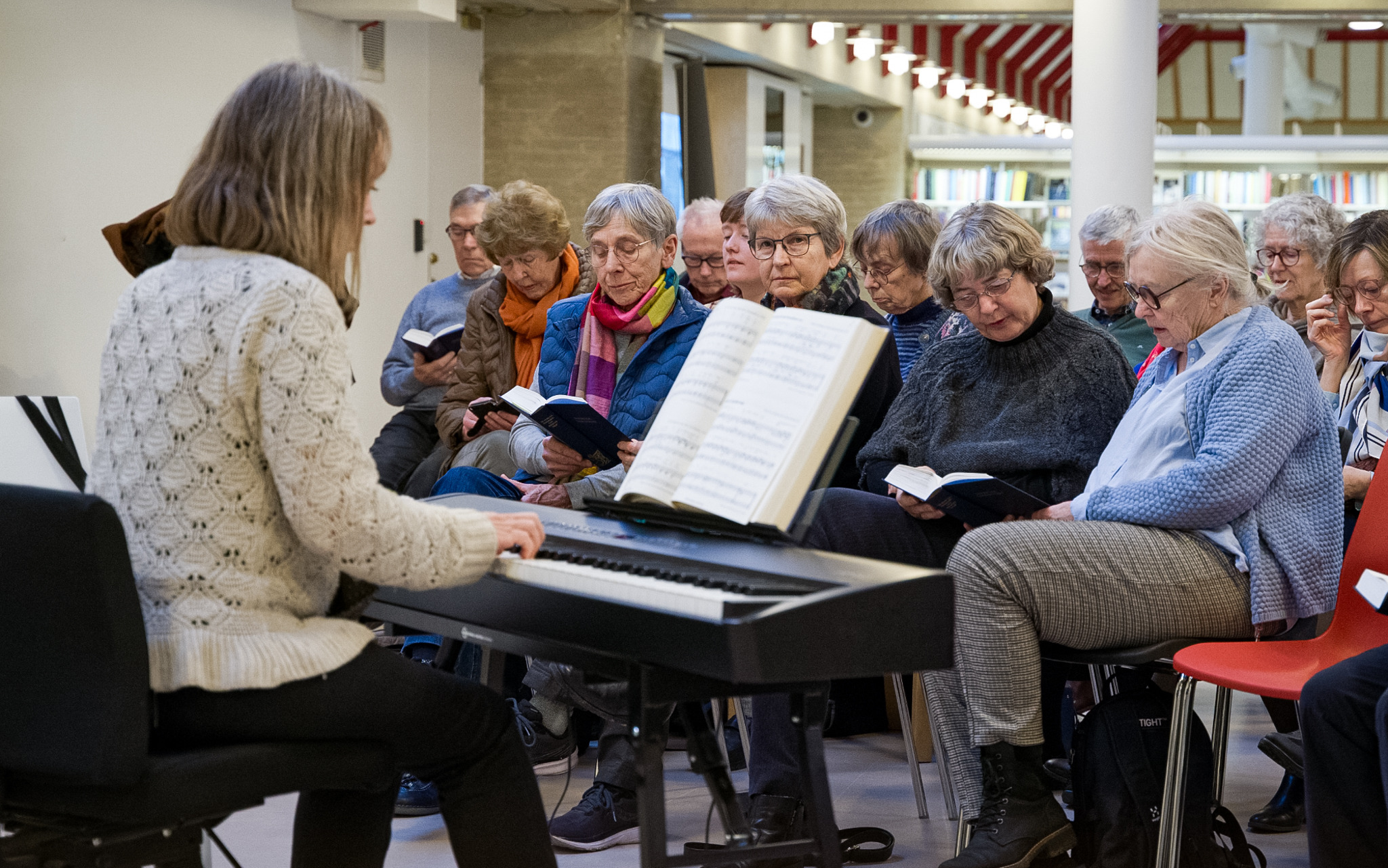 Start ugen med morgensang på Ringsted Bibliotek