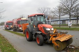 Efterårsfejning af kommunes veje og cykelstier