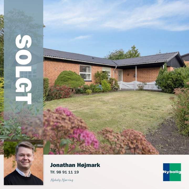 Nybolig Hjørring v/Morten Hove hjælper med succesfuldt salg på Irisvej 1