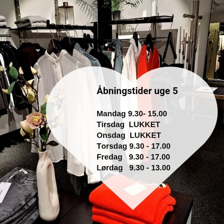 Lux By Jakobsen ændrer åbningstider på grund af modemesse i København