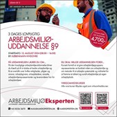 Tilmeld dig en lovpligtig arbejdsmiljøuddannelse og skab et sundere arbejdsmiljø