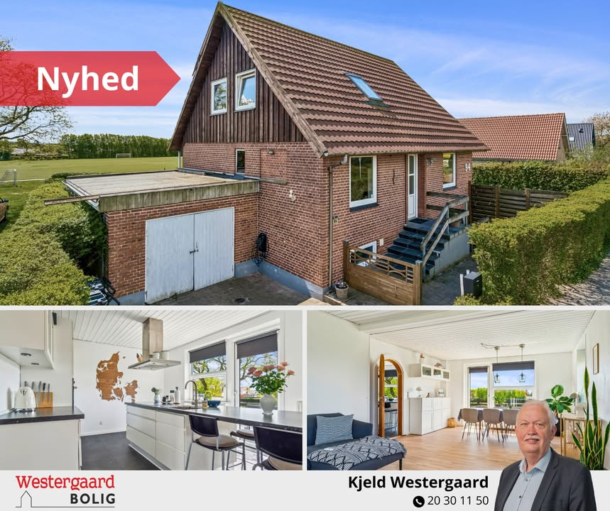 Westergaard Bolig præsenterer flot 3-plans villa med udsigt i Ø. Brønderslev