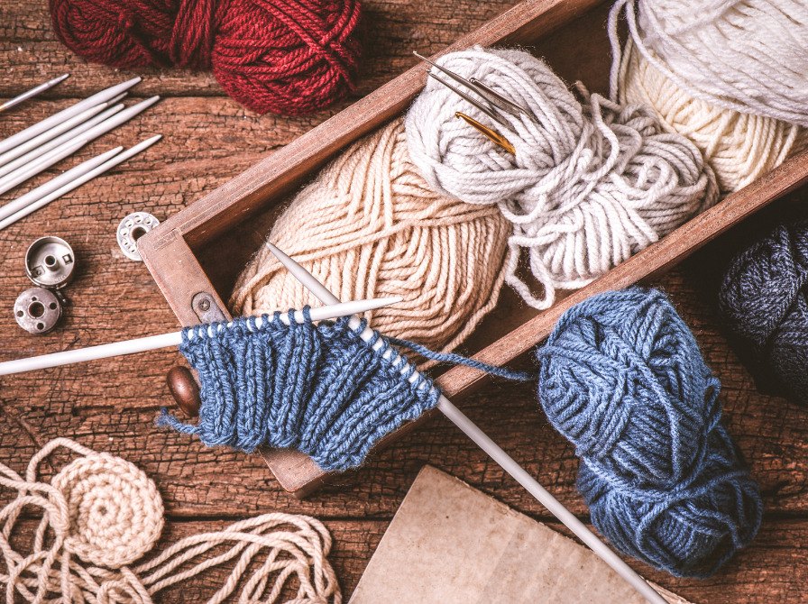 Fyraftensstrik på Dyssegård Bibliotek: Del din passion for strikning