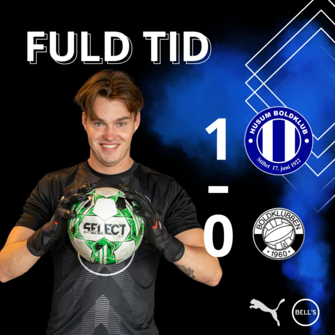 Husum Bk. triumferer mod B.1960 trods ujævn kamp med hjælp fra stærkt sammenhold og Victor Rytter Hansen