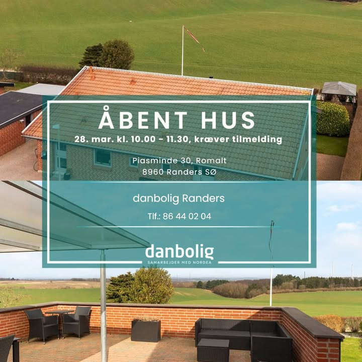 Åbent hus hos danbolig Randers: Kvalitetsvilla med panoramaudsigt i Romalt