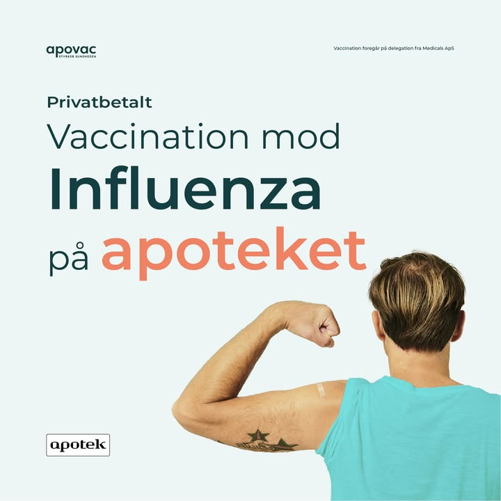 Ikast Apotek tilbyder influenzavaccination fra 1. oktober