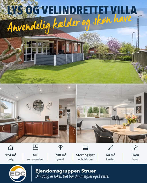 EDC Ejen­doms­grup­pen Struer inviterer til fremvisning af villa på Peter Bangs Vej 56