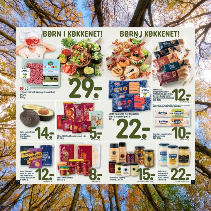 Børn i køkkenet: Rema 1000 Nørrevænget inviterer til hygge i efterårsferien med opskrifter for børn