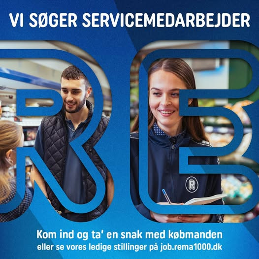 Rema 1000 Hjørring søger medarbejder med flair for tempo og teamwork