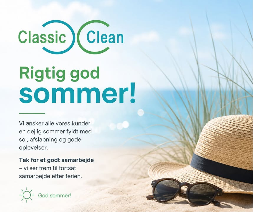 Classic Clean er klar ved telefonen i sommerferien