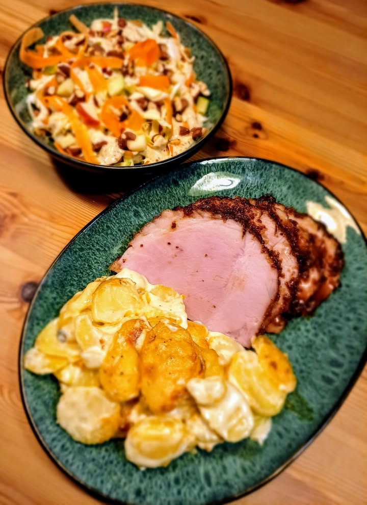 Njordkøkken serverer glaseret skinke med flødekartofler torsdag