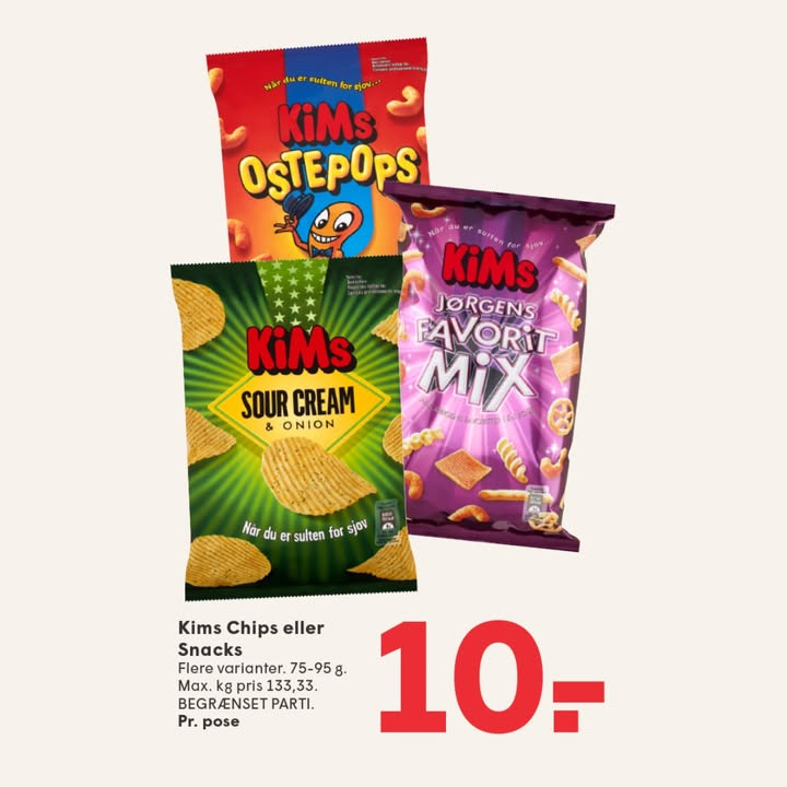 SPAR SKALLERUP A/S inviterer til chips-hygge med forskellige smagsvarianter