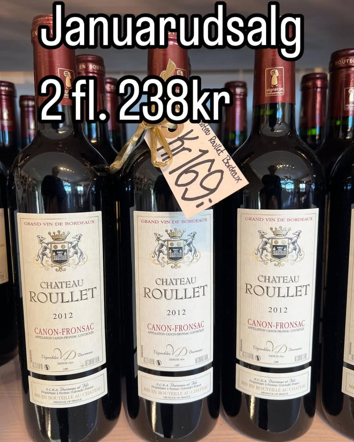 Den gode vino fremhæver Chateau Roullet: Bordeaux-perle på tilbud i januar