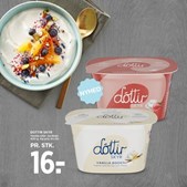 Meny Klarup introducerer nyhed: Ægte islandsk dóttir skyr til kun 16 kr.