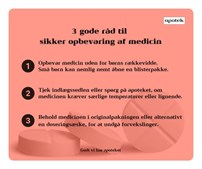 Vejlby Apotek advarer mod forkert opbevaring af medicin: Gode råd til sikkerhed derhjemme