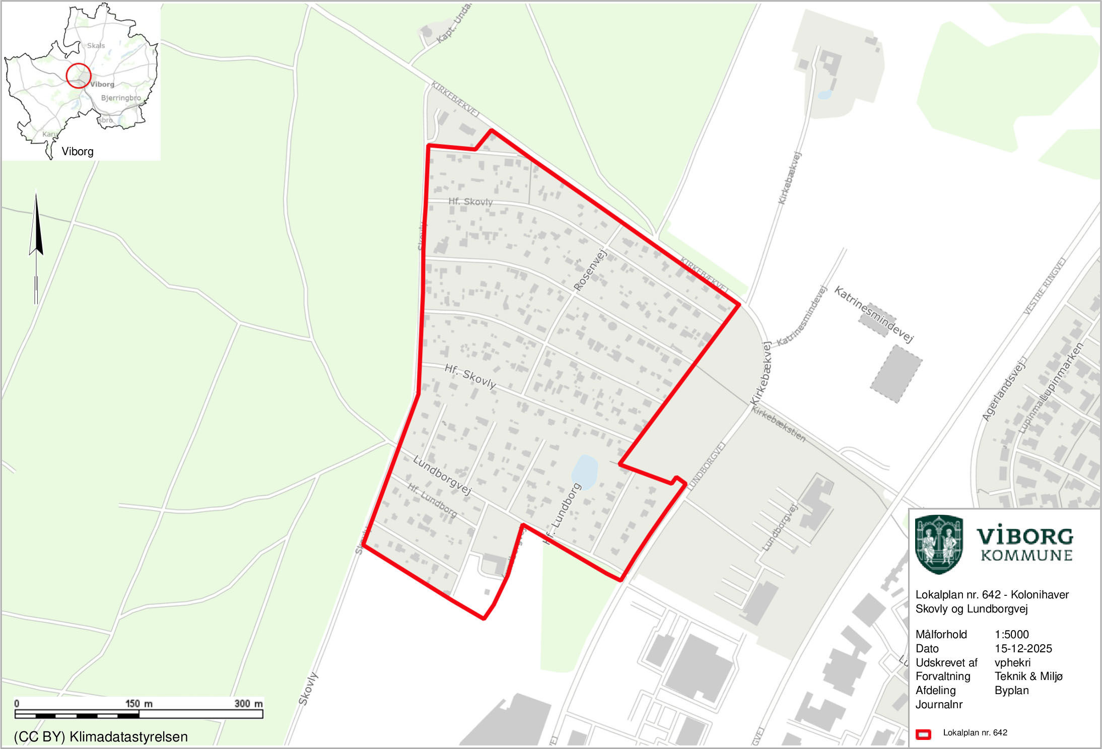 Ny lokalplan sikrer ensartede regler for kolonihaver i Viborg kommune